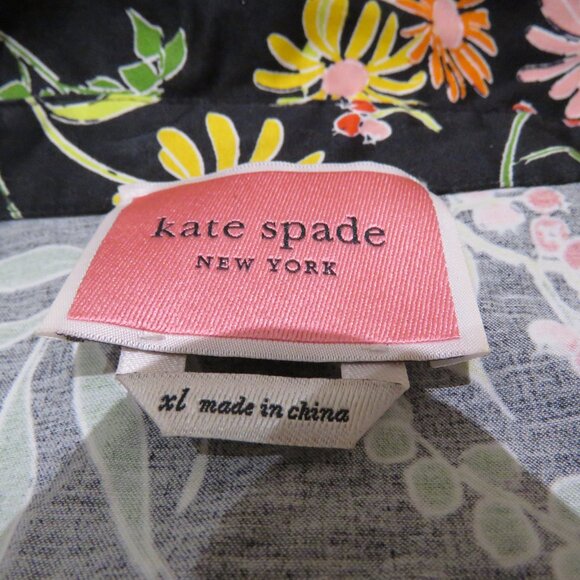 KATE SPADE Rooftop Garden Floral Marina Dress Swing Retro Feminine Rockabilly XL - Picture 14 of 15